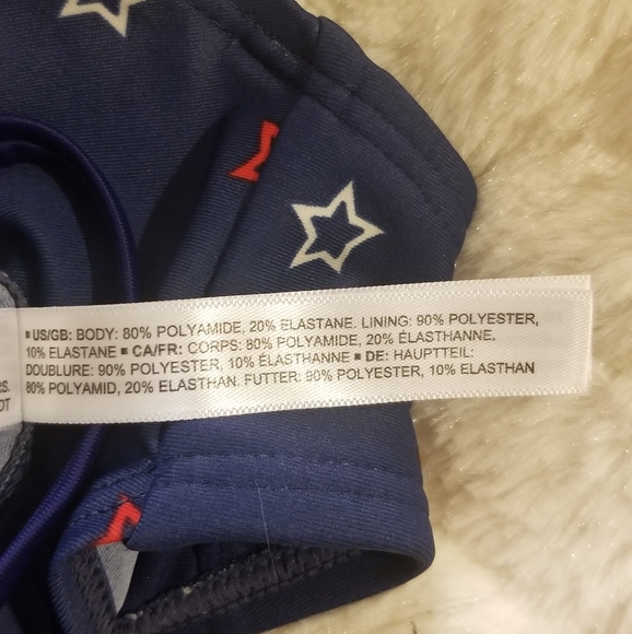 Amazon Essentials Girl's Infant 1 piece Patriotic Swimsuit New With Tag - Picture 8 of 8